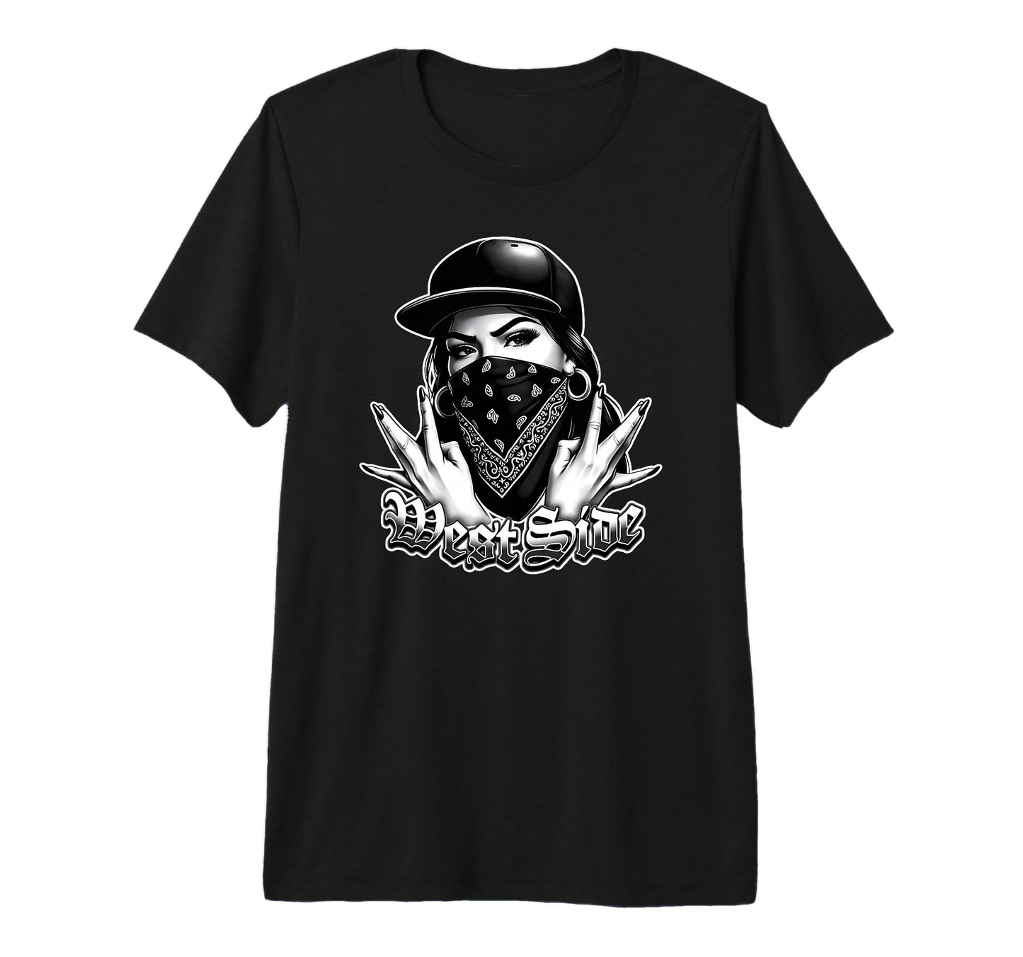 Westside Hand Sign Gang West Coast Hip T-Shirt - Trendy Graphic for Adults - T-Shirt, Sweatshirt, Hoodie