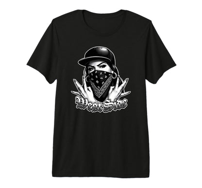 Westside Hand Sign Gang West Coast Hip T-Shirt - Trendy Graphic for Adults - T-Shirt, Sweatshirt, Hoodie