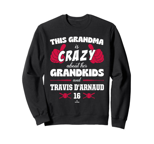 Grandma Crazy Travis Darnaud Sweatshirt - Novelty Apparel for Adults - T-Shirt, Sweatshirt, Hoodie