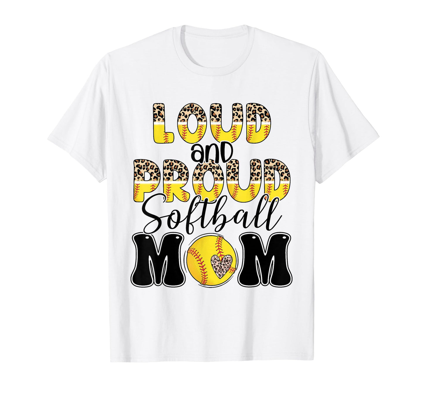 Softball Mom Player Team Mama Sports T-Shirt - Custom Art Print Men Women - T-Shirt, Sweatshirt, Hoodie