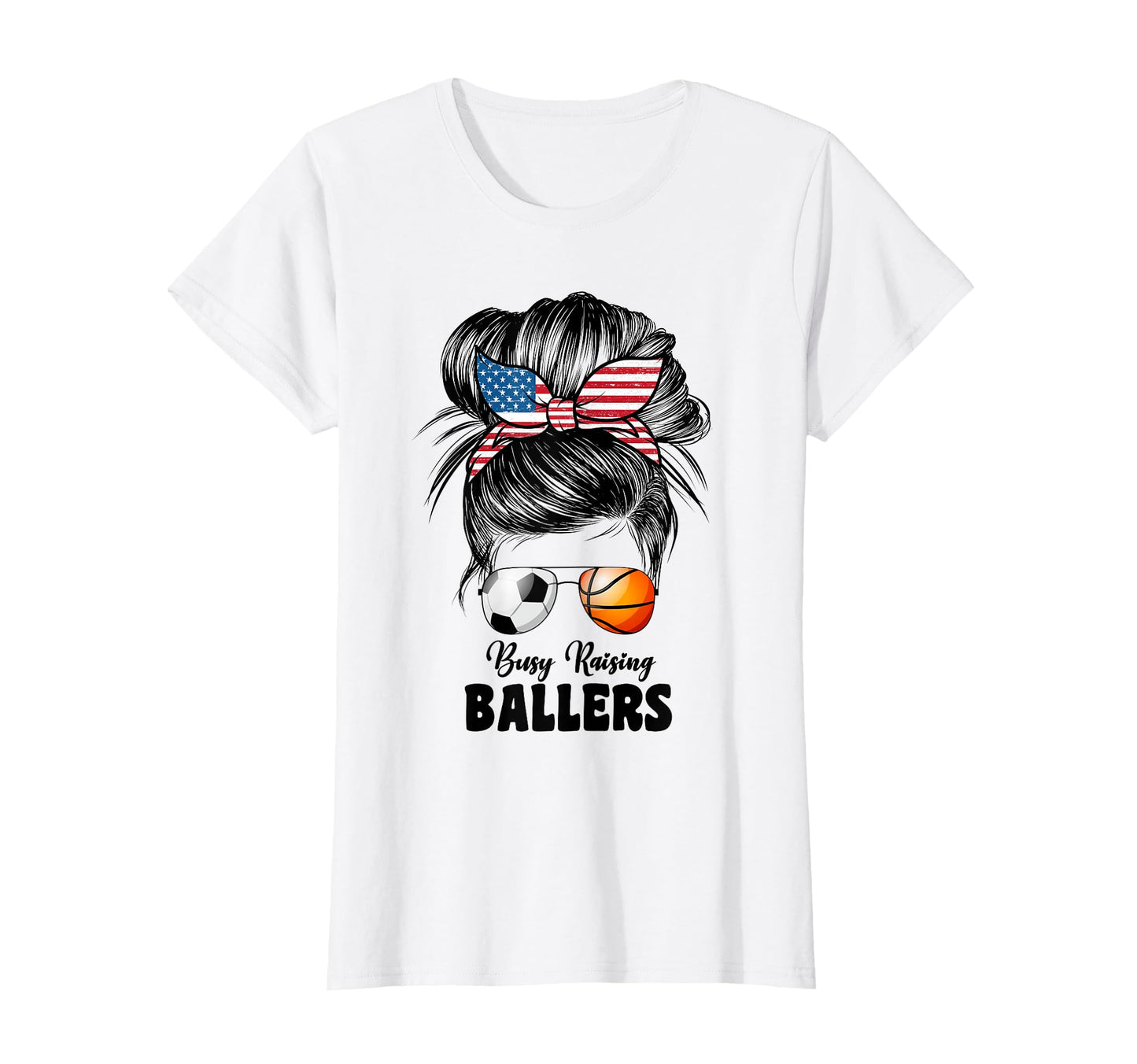Busy Raising Ballers Soccer And T-Shirt - Aesthetic Graphic Men Women - T-Shirt, Sweatshirt, Hoodie