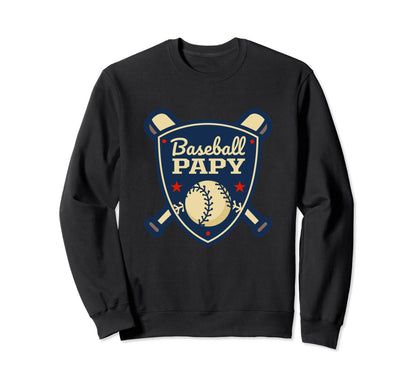 Baseball Papy Matching Family Sweatshirt - Custom Art Print Unisex - T-Shirt, Sweatshirt, Hoodie