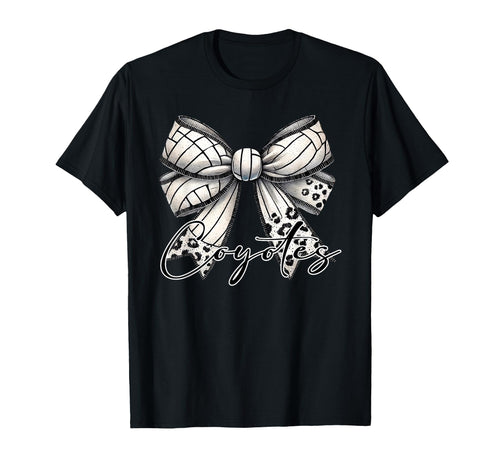 Coyotes Volleyball Mom Coquette T-Shirt - Casual Everyday Wear Men Women - T-Shirt, Sweatshirt, Hoodie