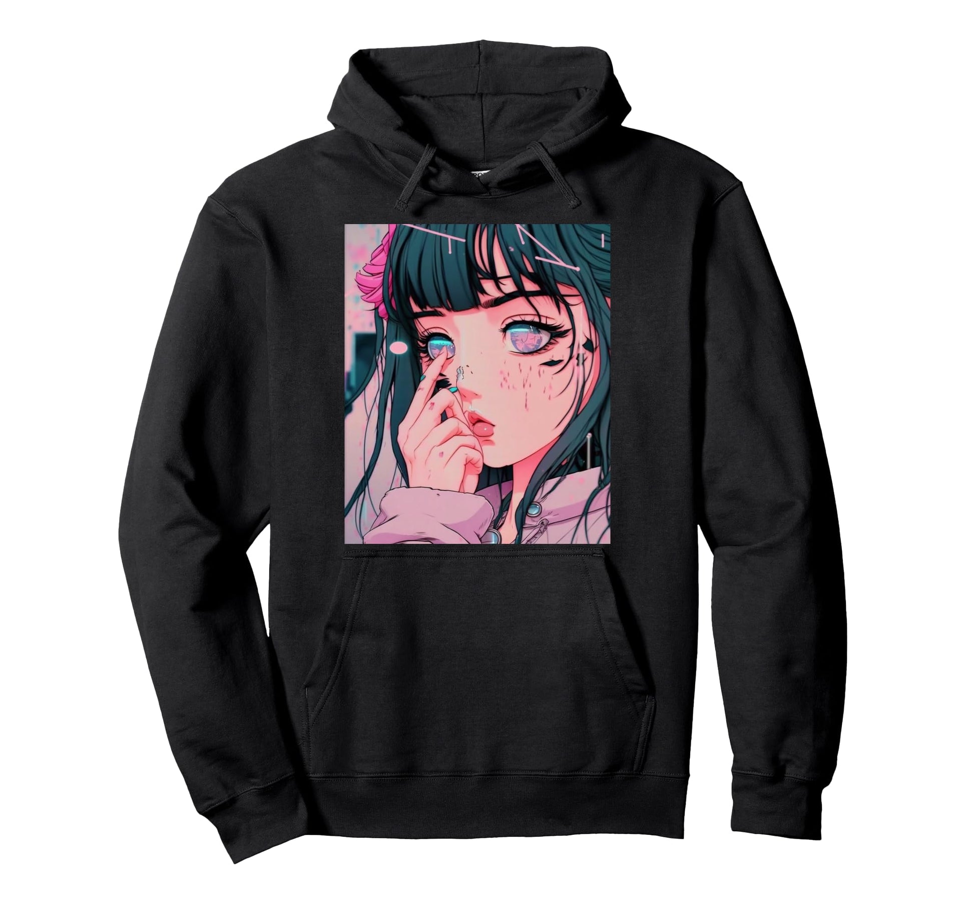 Anime Vaporwave Egirl Aesthetic Japanese Hoodie - Trendy Graphic Unisex - T-Shirt, Sweatshirt, Hoodie