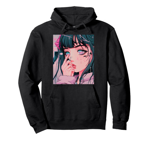 Anime Vaporwave Egirl Aesthetic Japanese Hoodie - Trendy Graphic Unisex - T-Shirt, Sweatshirt, Hoodie