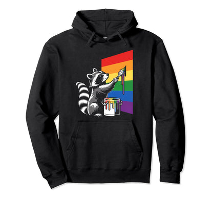 Gay Pride Month Rainbow Flag Hoodie - Casual Everyday Wear for Adults - T-Shirt, Sweatshirt, Hoodie