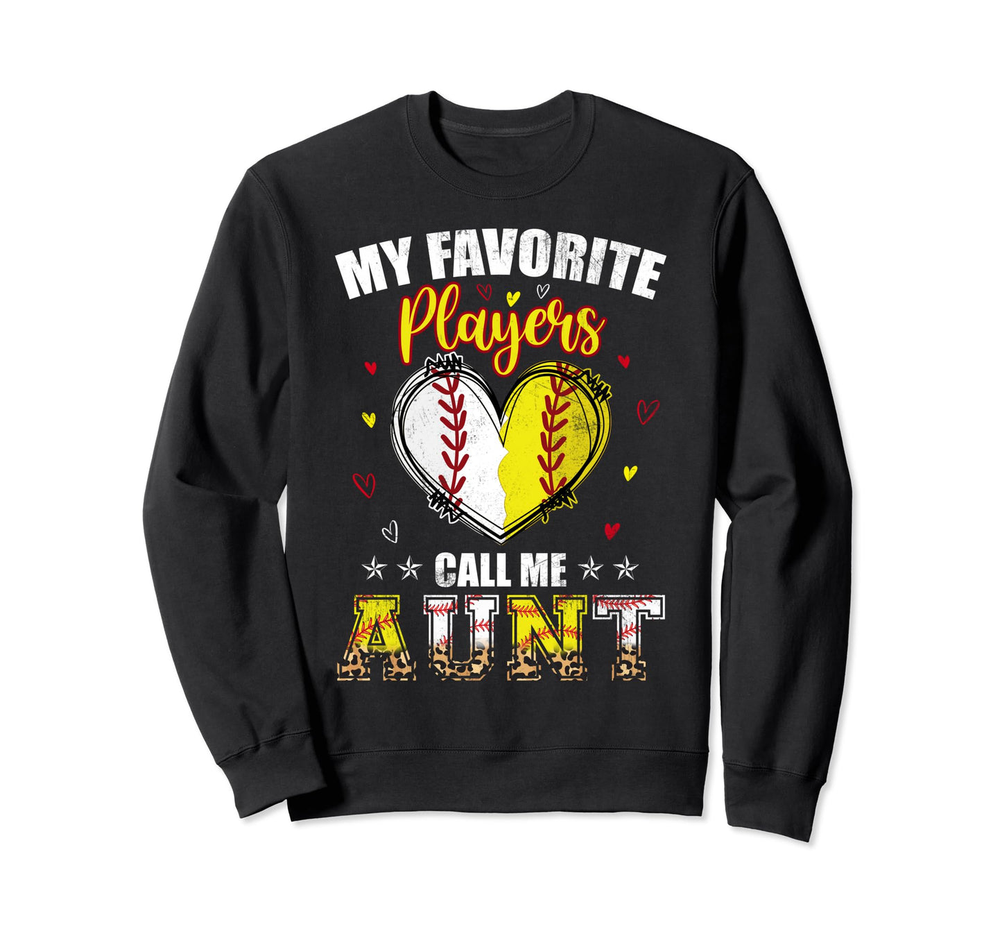 My Favorite Baseball Softball Sweatshirt - Fun Novelty Design Men Women - T-Shirt, Sweatshirt, Hoodie