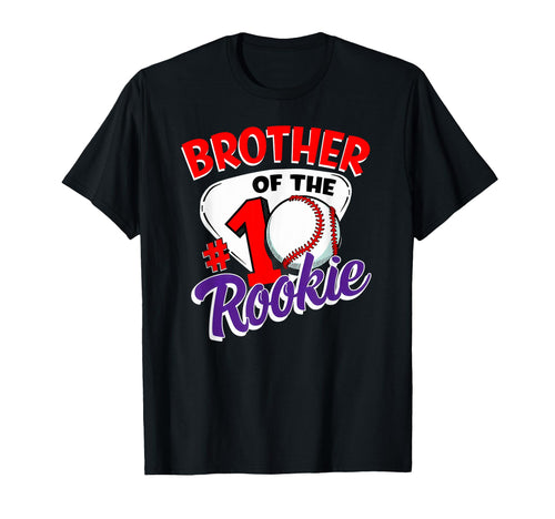 Brother Rookie 1St Birthday Baseball T-Shirt - Trendy Graphic for Adults - T-Shirt, Sweatshirt, Hoodie