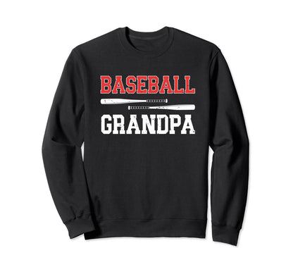 Baseball Grandpa Grandson Games Sweatshirt - Custom Art Print for Adults - T-Shirt, Sweatshirt, Hoodie
