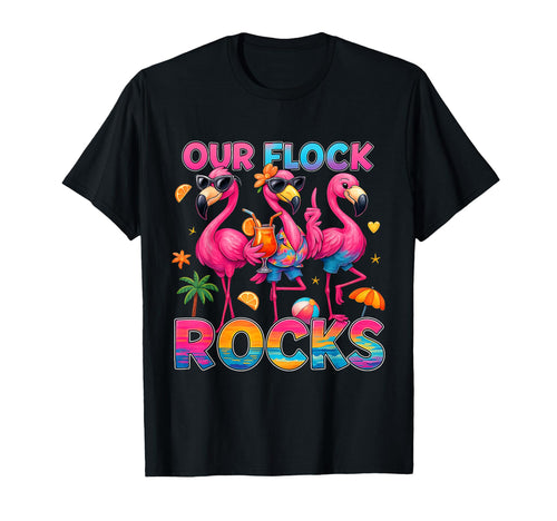 Summer Vacation Family Matching Our Flock T-Shirt - Graphic Print Unisex - T-Shirt, Sweatshirt, Hoodie