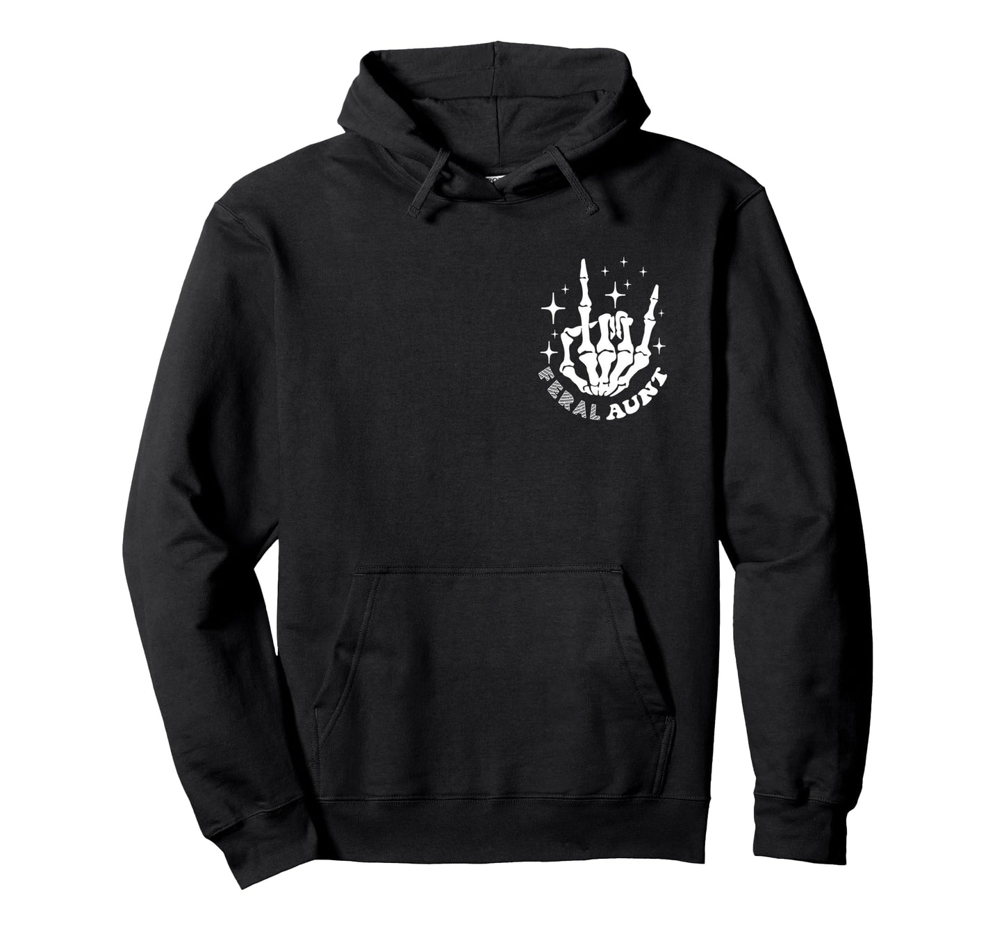 Groovy Somebodys Feral Aunt Aunts Club Hoodie - Trendy Graphic for Adults - T-Shirt, Sweatshirt, Hoodie