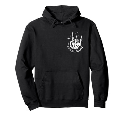 Groovy Somebodys Feral Aunt Aunts Club Hoodie - Trendy Graphic for Adults - T-Shirt, Sweatshirt, Hoodie