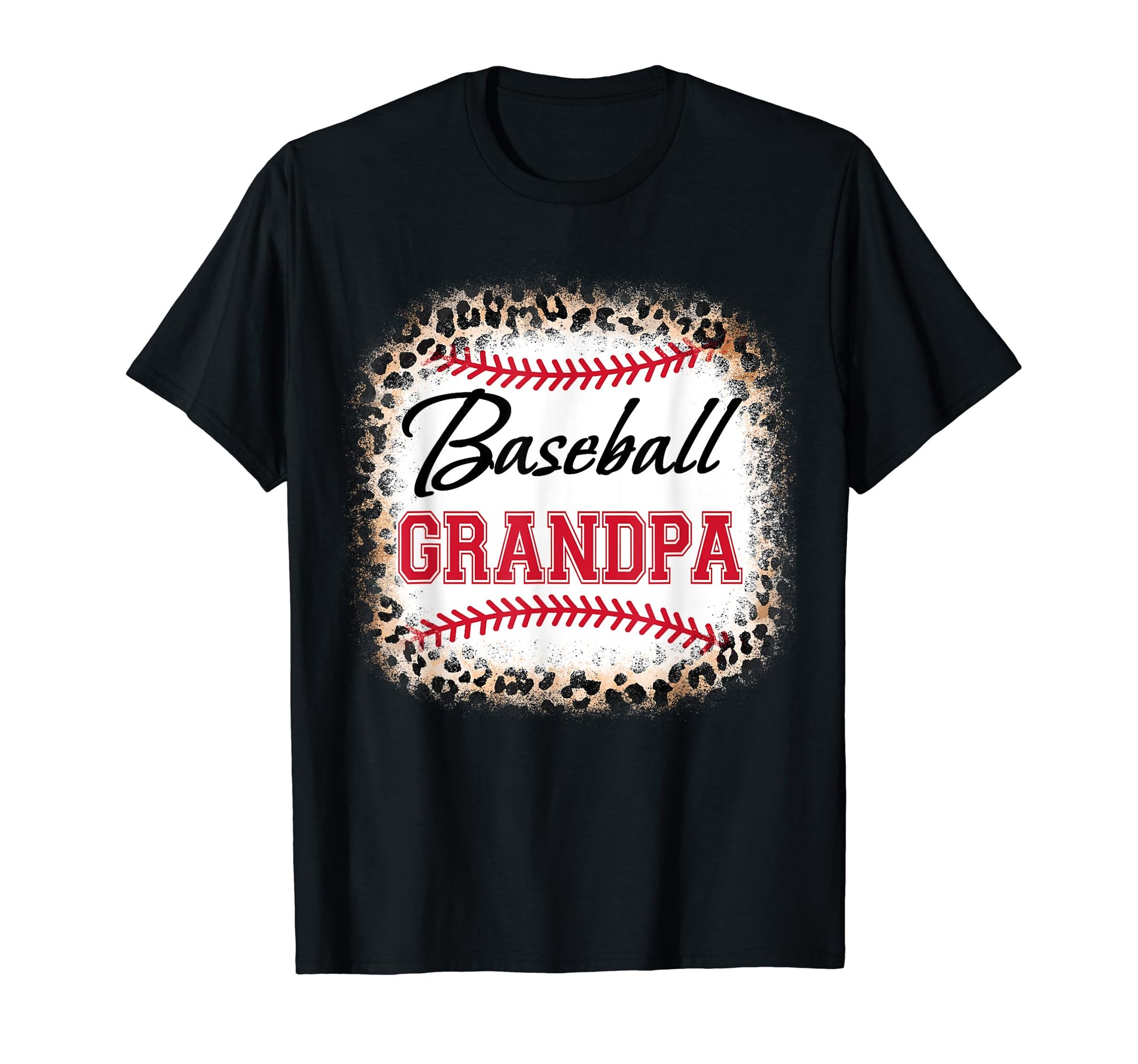 Baseball Grandpa Dad Papa Fathers Day T-Shirt - Custom Art Print Unisex - T-Shirt, Sweatshirt, Hoodie