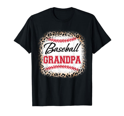 Baseball Grandpa Dad Papa Fathers Day T-Shirt - Custom Art Print Unisex - T-Shirt, Sweatshirt, Hoodie