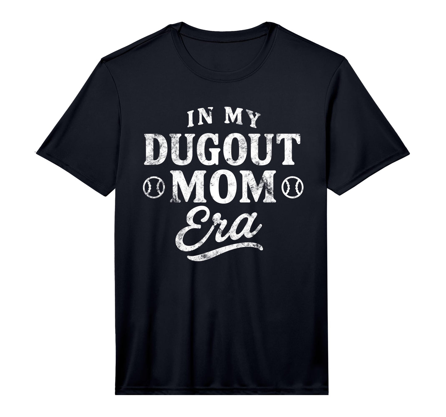 Mens Baseball Mom My Dugout Mom T-Shirt - Fun Novelty Design for Adults - T-Shirt, Sweatshirt, Hoodie