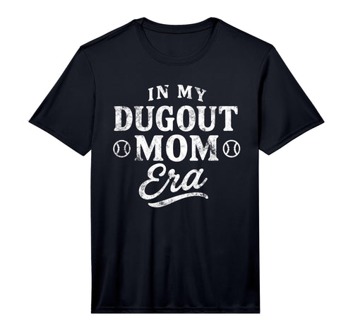 Mens Baseball Mom My Dugout Mom T-Shirt - Fun Novelty Design for Adults - T-Shirt, Sweatshirt, Hoodie