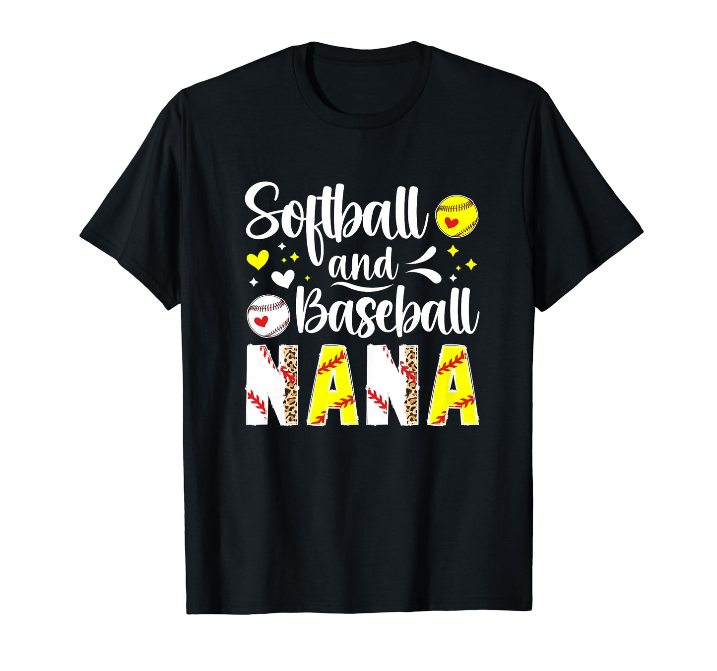 Softball Baseball Nana Grandma Baseball T-Shirt - Streetwear Style Unisex - T-Shirt, Sweatshirt, Hoodie