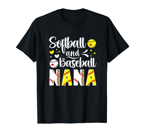 Softball Baseball Nana Grandma Baseball T-Shirt - Streetwear Style Unisex - T-Shirt, Sweatshirt, Hoodie