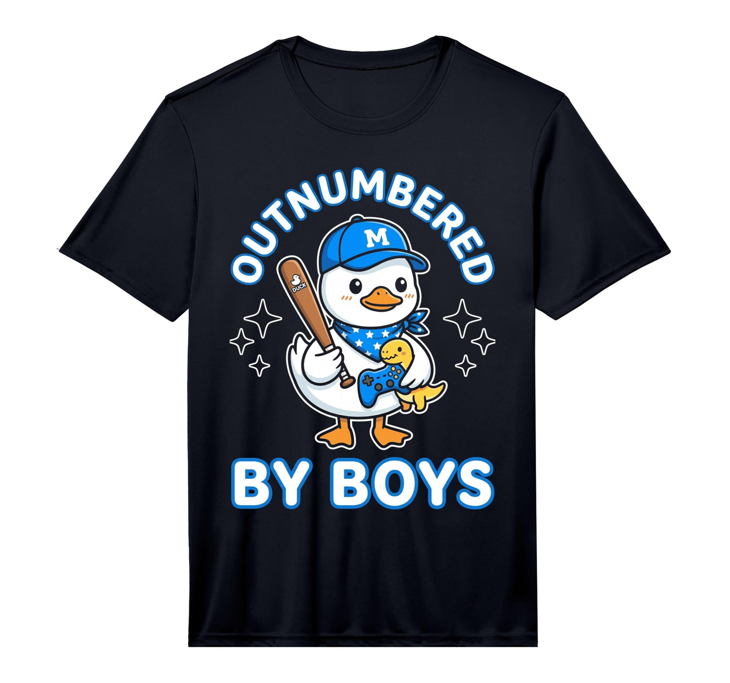 Mens Outnumbered Duckling Toy Truck T-Shirt - Fun Novelty Design Men Women - T-Shirt, Sweatshirt, Hoodie