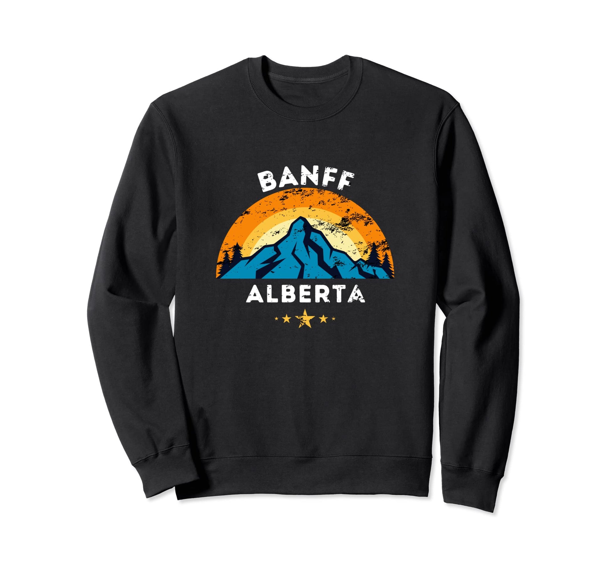 Banff Alberta Canada National Park Sweatshirt - Custom Art Print Men Women - T-Shirt, Sweatshirt, Hoodie