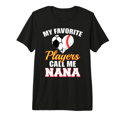 My Favorite Soccer Baseball Players T-Shirt - Aesthetic Graphic Men Women - T-Shirt, Sweatshirt, Hoodie