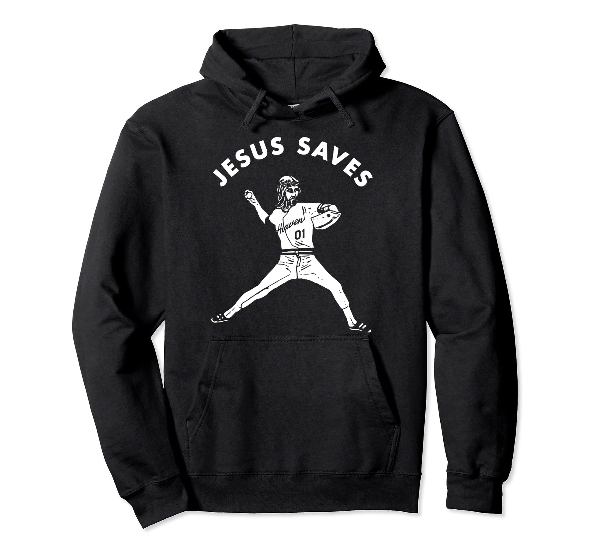 Jesus Saves Religious Christian Faith Hoodie - Novelty Apparel Unisex - T-Shirt, Sweatshirt, Hoodie