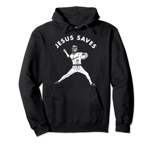 Jesus Saves Religious Christian Faith Hoodie - Novelty Apparel Unisex - T-Shirt, Sweatshirt, Hoodie
