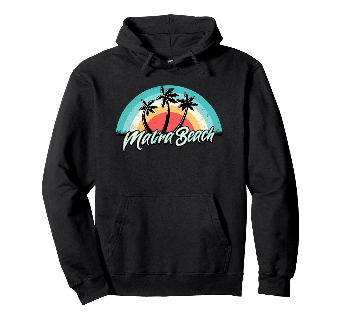 Matching Family Vacation Sunset Matira Hoodie - Trendy Graphic Men Women - T-Shirt, Sweatshirt, Hoodie