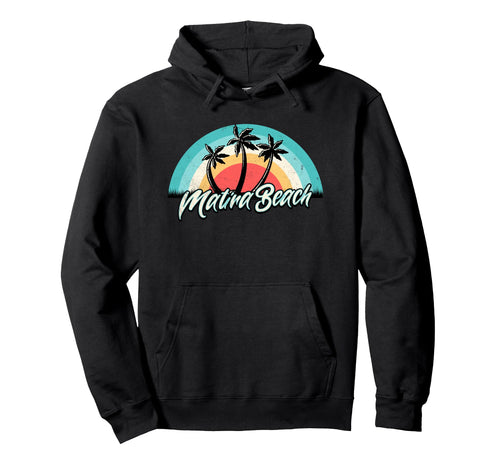 Matching Family Vacation Sunset Matira Hoodie - Trendy Graphic Men Women - T-Shirt, Sweatshirt, Hoodie