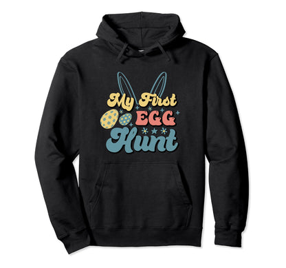 My 1St Egg Hunt Easter Bunny Pastel Hoodie - Graphic Print for Adults - T-Shirt, Sweatshirt, Hoodie