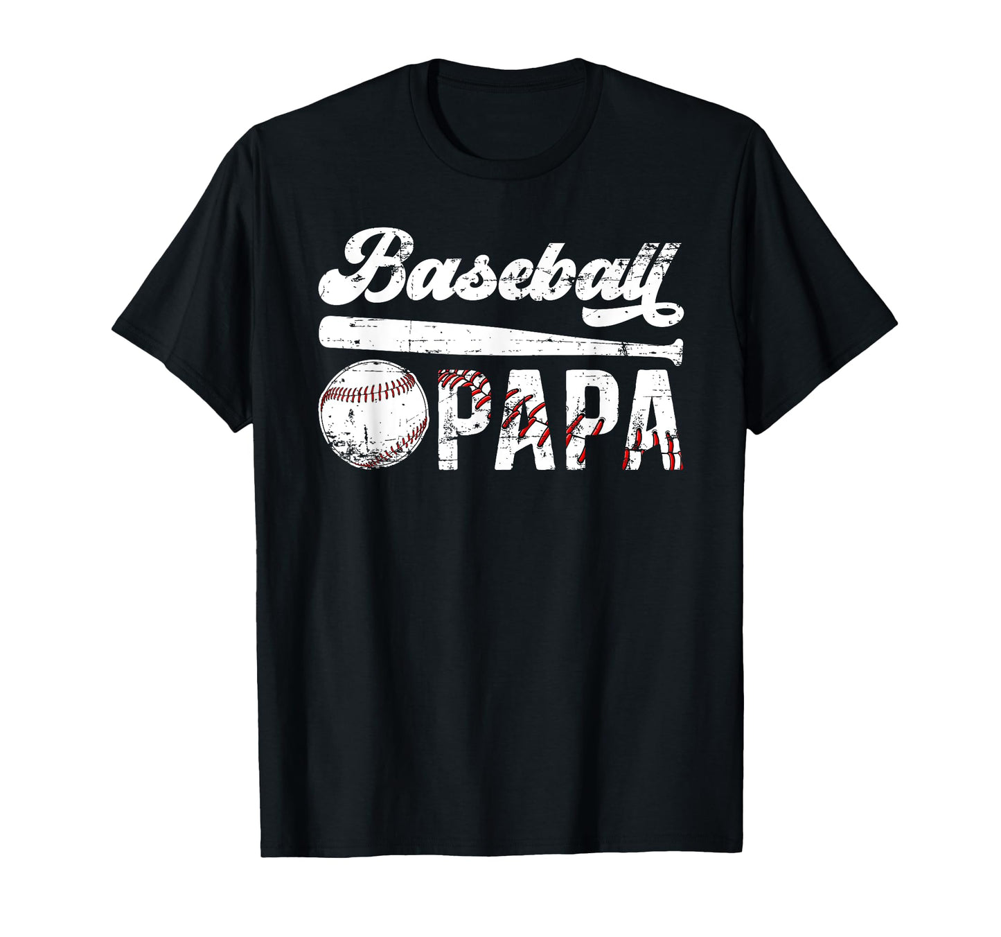 Baseball Papa Grandpa Papa Baseball T-Shirt - Minimalist Print Men Women - T-Shirt, Sweatshirt, Hoodie