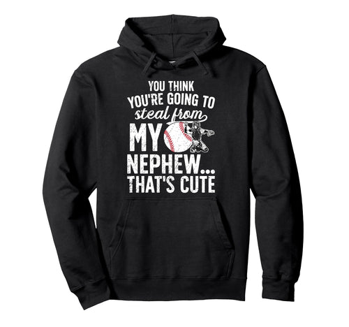 Baseball Catcher Aunt Funny Aunt Hoodie - Casual Everyday Wear Men Women - T-Shirt, Sweatshirt, Hoodie