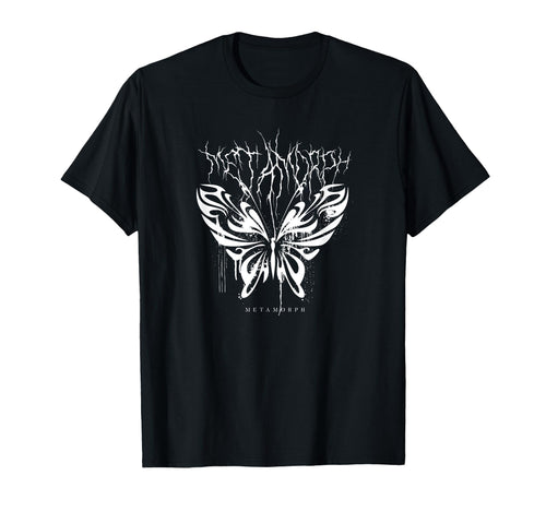 Butterfly Metamorph Y2K Grunge Aesthetic T-Shirt - Aesthetic Graphic Unisex - T-Shirt, Sweatshirt, Hoodie