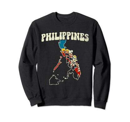 Philippines Filipino Country Sweatshirt - Aesthetic Graphic for Adults - T-Shirt, Sweatshirt, Hoodie
