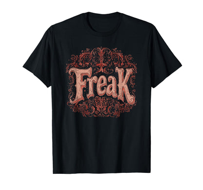 Freak Gothic Alt Grunge Hip Hop Y2K T-Shirt - Minimalist Print for Adults - T-Shirt, Sweatshirt, Hoodie