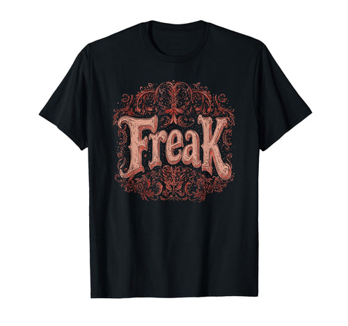 Freak Gothic Alt Grunge Hip Hop Y2K T-Shirt - Minimalist Print for Adults - T-Shirt, Sweatshirt, Hoodie