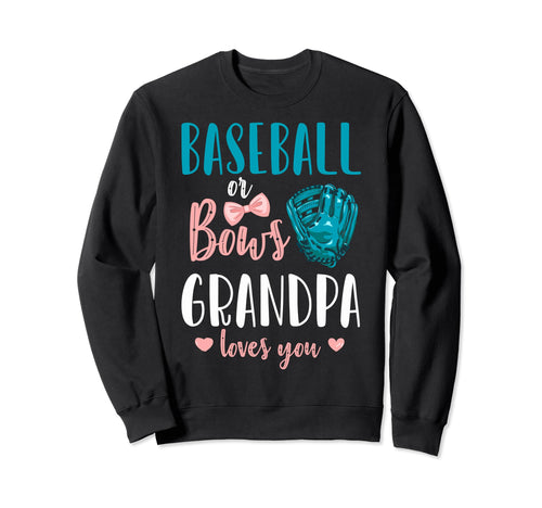Baseball Or Bows Party Baseball Or Sweatshirt - Custom Art Print Unisex - T-Shirt, Sweatshirt, Hoodie