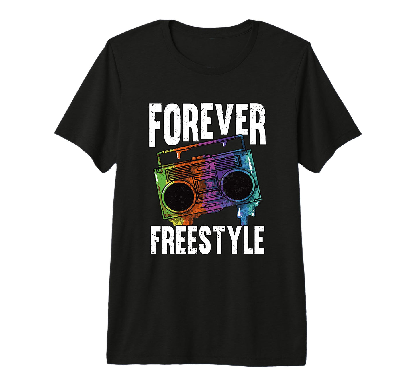 Forever Freestyle Hip Hop Old School T-Shirt - Novelty Apparel for Adults - T-Shirt, Sweatshirt, Hoodie