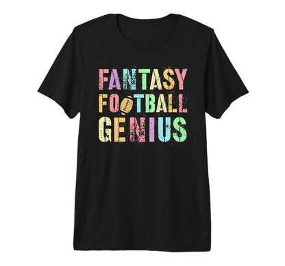 Drafting Fantasy Football Genius T-Shirt - Unique Graphic for Adults - T-Shirt, Sweatshirt, Hoodie