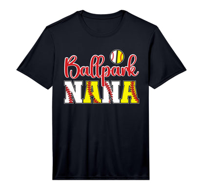 Mens Ballpark Nana Softball Baseball Nana T-Shirt - Trendy Graphic Unisex - T-Shirt, Sweatshirt, Hoodie