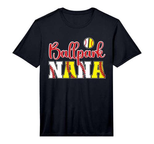 Mens Ballpark Nana Softball Baseball Nana T-Shirt - Trendy Graphic Unisex - T-Shirt, Sweatshirt, Hoodie