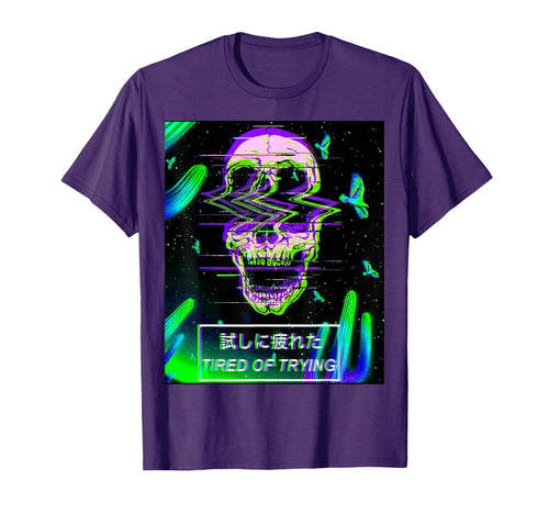 Aesthetic Vaporwave Japanese T-Shirt - Fun Novelty Design for Adults - T-Shirt, Sweatshirt, Hoodie