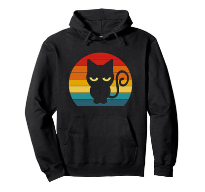 Sunset Cat Hoodie - Casual Everyday Wear for Adults - T-Shirt, Sweatshirt, Hoodie