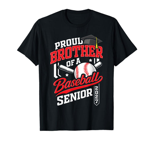 Proud Mom Baseball Senior Class 2027 T-Shirt - Aesthetic Graphic Men Women - T-Shirt, Sweatshirt, Hoodie