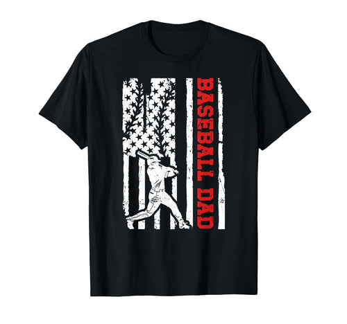 Baseball Dad Baseball Player Father Us T-Shirt - Trendy Graphic for Adults - T-Shirt, Sweatshirt, Hoodie