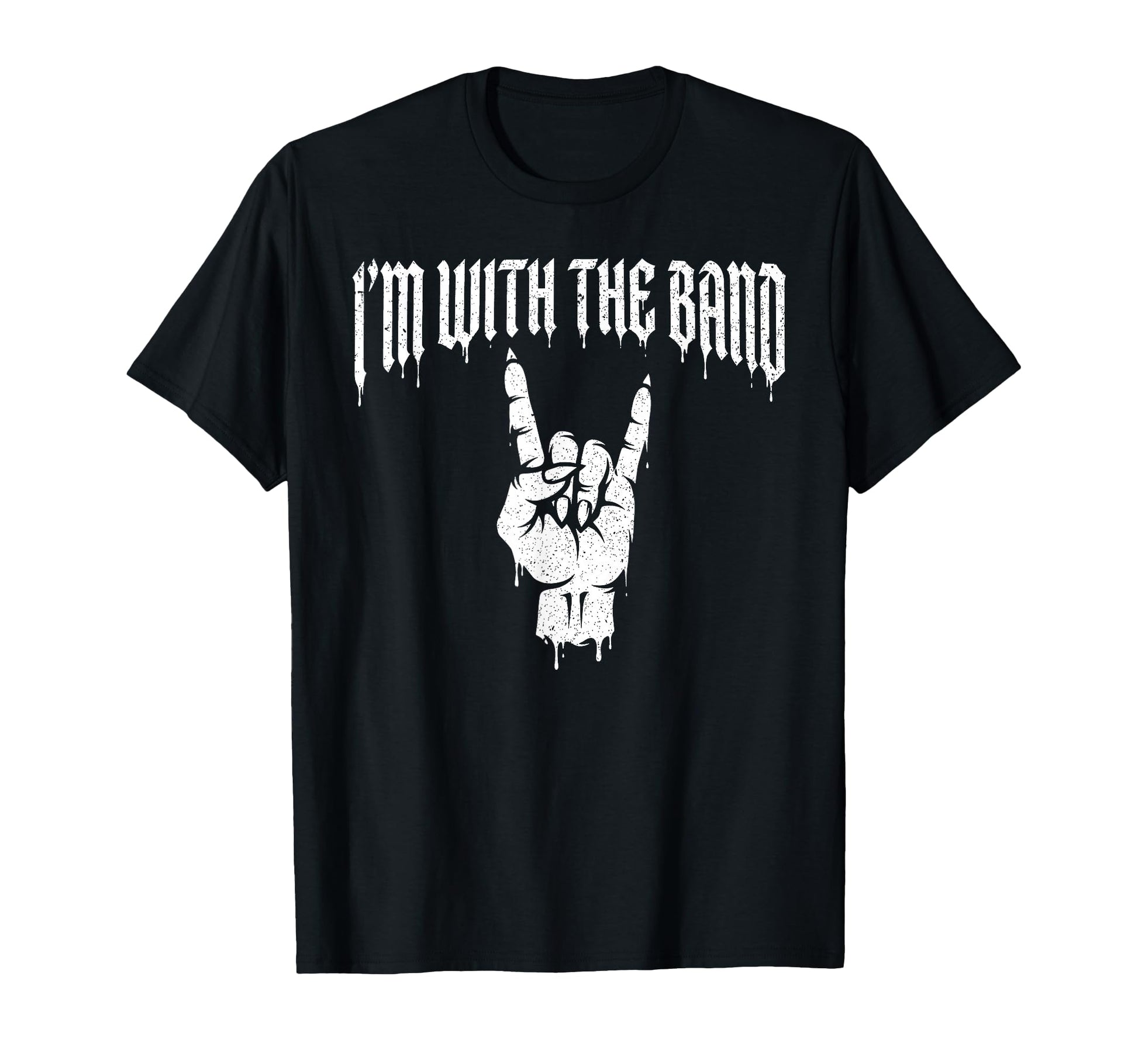 Im Band Rock Music Lover Rock Sign Heavy T-Shirt - Graphic Print Unisex - T-Shirt, Sweatshirt, Hoodie