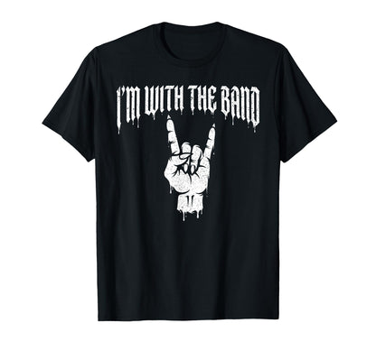 Im Band Rock Music Lover Rock Sign Heavy T-Shirt - Graphic Print Unisex - T-Shirt, Sweatshirt, Hoodie