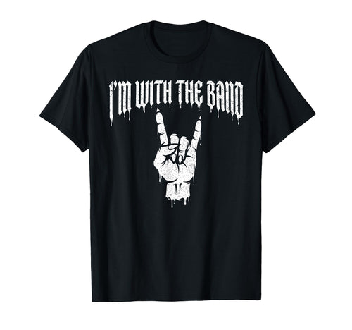 Im Band Rock Music Lover Rock Sign Heavy T-Shirt - Graphic Print Unisex - T-Shirt, Sweatshirt, Hoodie