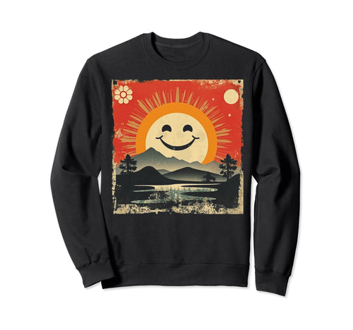 Sun Boho Groovy Sunshine Grunge 55 Sweatshirt - Fun Novelty Design Unisex - T-Shirt, Sweatshirt, Hoodie
