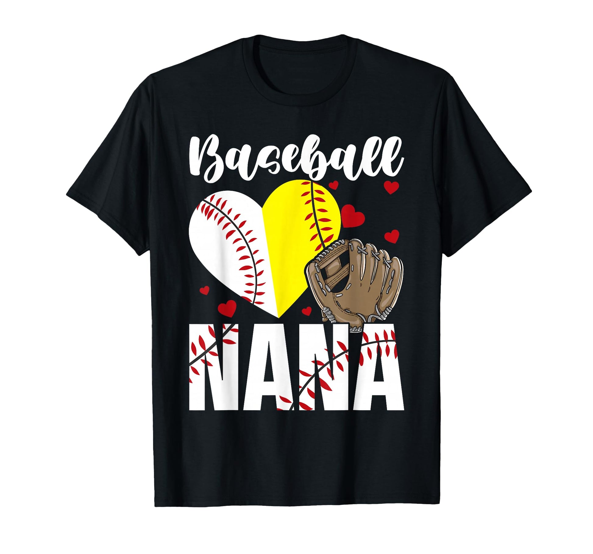 Family Baseball Player Baseball Nana T-Shirt - Casual Everyday Wear Unisex - T-Shirt, Sweatshirt, Hoodie